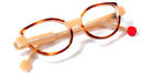 Sabine Be® Be Mine SB Be Mine 626 53 - Shiny Blonde Veined Tortoiseshell / Shiny Peach Eyeglasses