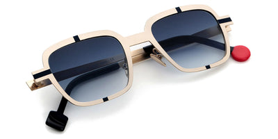 Sabine Be® Be Perfect Sun SB Be Perfect Sun 437 48 - Polished Pale Gold / Satin Navy Blue Sunglasses