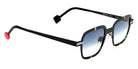 Sabine Be® Be Perfect Sun SB Be Perfect Sun 596 48 - Shiny Midnight Blue / Satin Palladium Sunglasses