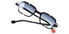 Sabine Be® Be Perfect Sun SB Be Perfect Sun 596 48 - Shiny Midnight Blue / Satin Palladium Sunglasses