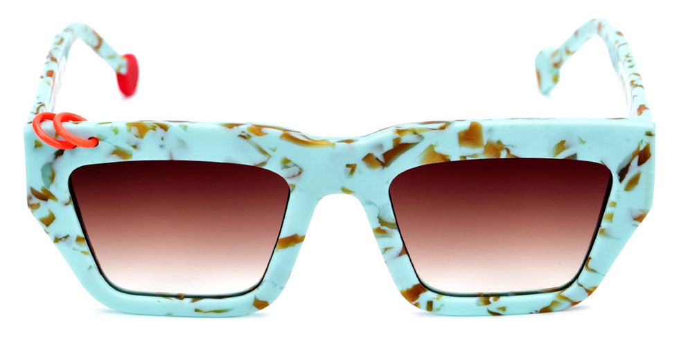 Sabine Be® Be Piercing Sun SB Be Piercing Sun 479 53 - Matt Marbled Turquoise / Camel Sunglasses