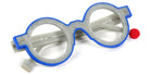 Sabine Be® Be Pop Line SB Be Pop Line 532 41 - Matte Marbled Silver Gray / Matte Majorelle Blue Eyeglasses