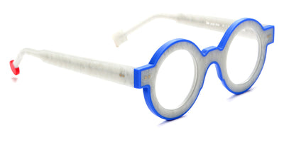 Sabine Be® Be Pop Line SB Be Pop Line 532 41 - Matte Marbled Silver Gray / Matte Majorelle Blue Eyeglasses