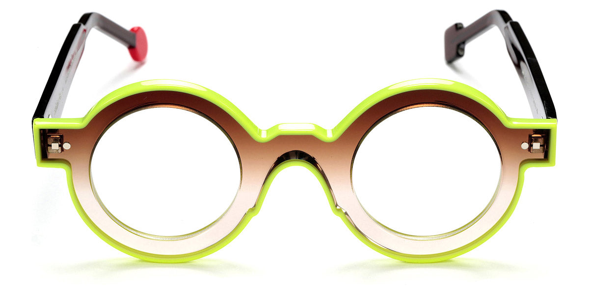 Sabine Be® Be Pop Line SB Be Pop Line 535 41 - Shiny Gradient Brown / Shiny Neon Yellow Eyeglasses