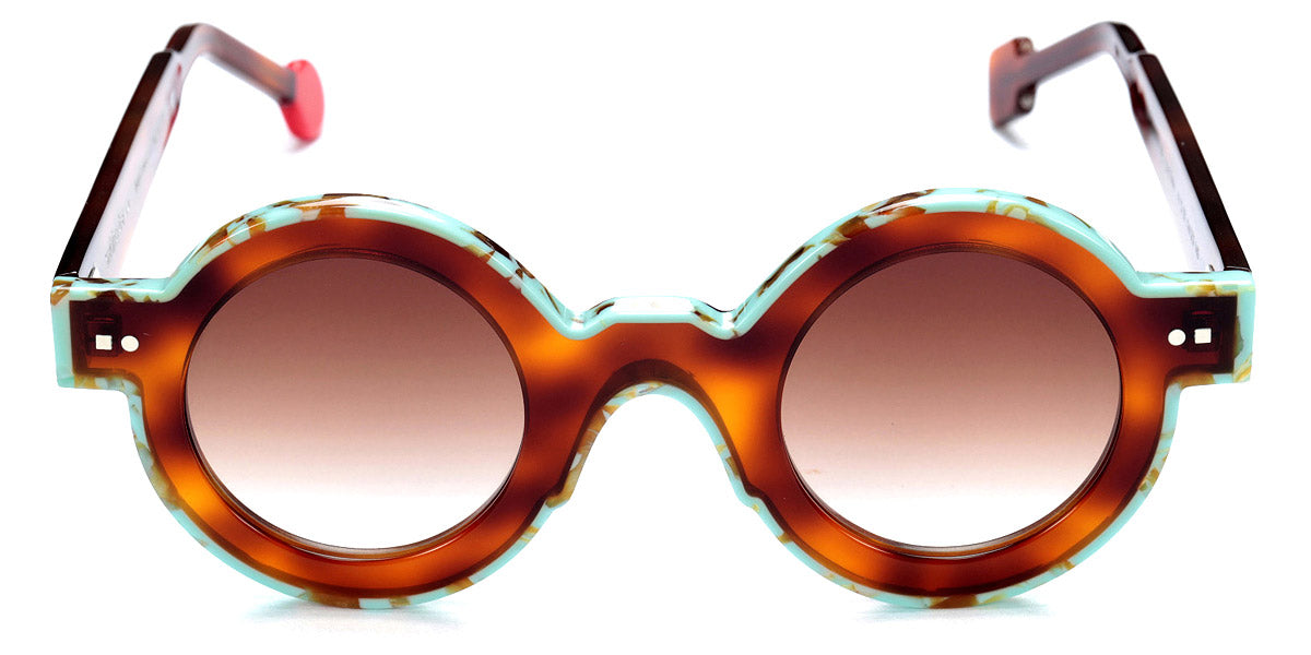 Sabine Be® Be Pop Line Sun SB Be Pop Line Sun 523 41 - Shiny Blond Tortoise / Shiny Marbled Turquoise Sunglasses
