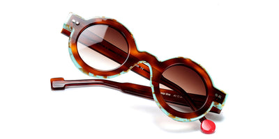 Sabine Be® Be Pop Line Sun SB Be Pop Line Sun 523 41 - Shiny Blond Tortoise / Shiny Marbled Turquoise Sunglasses