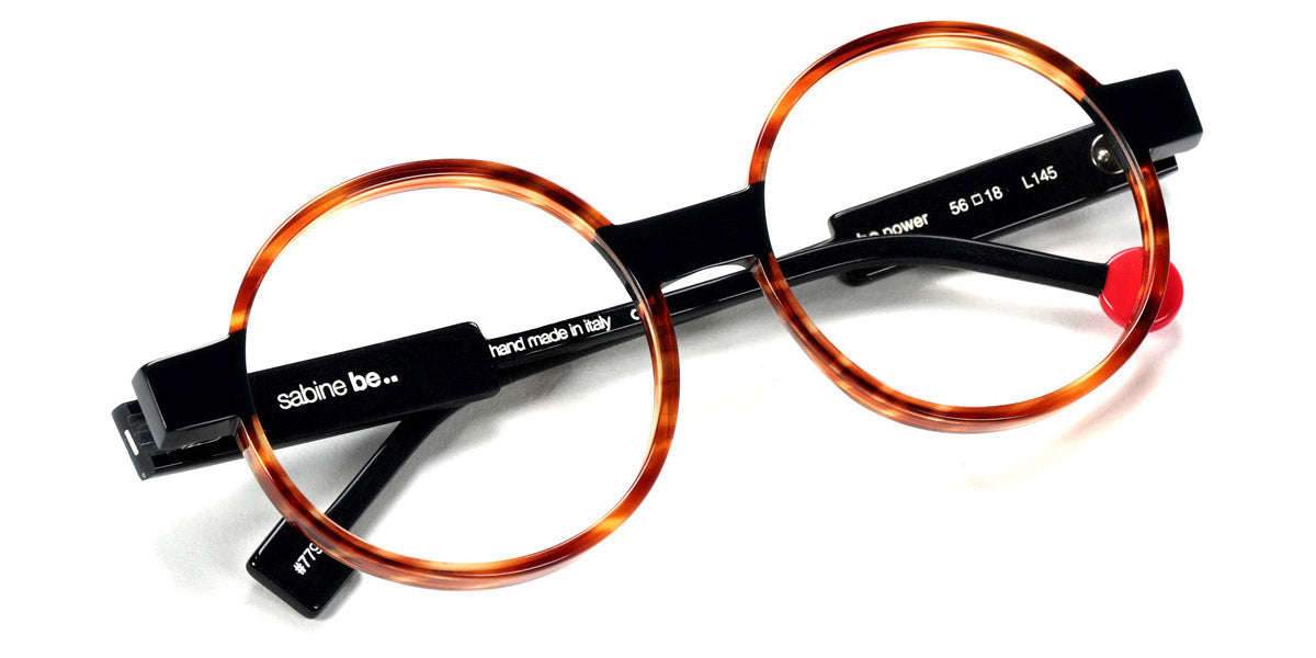Sabine Be® Be Power SB Be Power 779 56 - Écaille Blonde Veinée Brillant / Bleu Nuit Brillant Eyeglasses