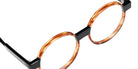 Sabine Be® Be Power SB Be Power 779 56 - Écaille Blonde Veinée Brillant / Bleu Nuit Brillant Eyeglasses