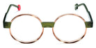 Sabine Be® Be Power SB Be Power 780 56 - Brun Translucide Brillant / Kaki Translucide Mat Eyeglasses