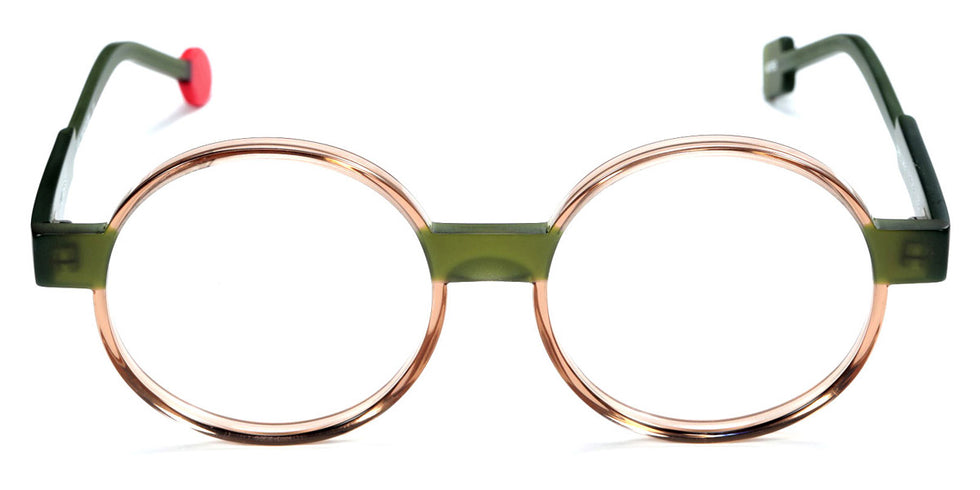 Sabine Be® Be Power SB Be Power 780 56 - Brun Translucide Brillant / Kaki Translucide Mat Eyeglasses