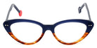 Sabine Be® Be Pretty - Shiny Navy Blue / Shiny Blond Veined Tortoise Eyeglasses