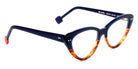 Sabine Be® Be Pretty - Shiny Navy Blue / Shiny Blond Veined Tortoise Eyeglasses