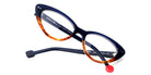 Sabine Be® Be Pretty - Shiny Navy Blue / Shiny Blond Veined Tortoise Eyeglasses