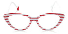 Sabine Be® Be Pretty Stripe - Shiny Red Slim Stripes Eyeglasses