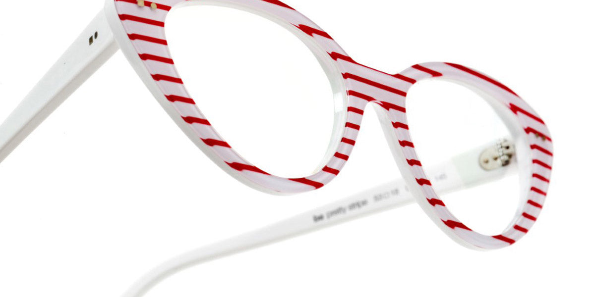Sabine Be® Be Pretty Stripe - Shiny Red Slim Stripes Eyeglasses