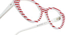 Sabine Be® Be Pretty Stripe - Shiny Red Slim Stripes Eyeglasses