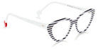Sabine Be® Be Pretty Stripe - Shiny Navy Blue Slim Stripes Eyeglasses