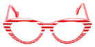 Sabine Be® Be Pretty Stripe - Shiny Red Fat Stripes / Shiny Red Slim Stripes Eyeglasses