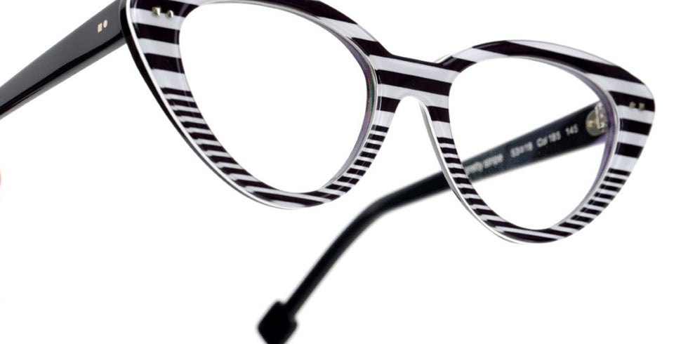 Sabine Be® Be Pretty Stripe - Shiny Navy Blue Fat Stripes / Shiny Navy Blue Slim Stripes Eyeglasses