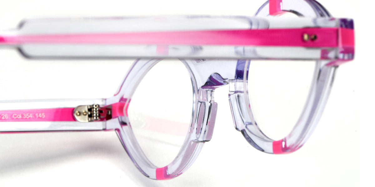 Sabine Be® Be Sexy SB Be Sexy 354 50 - Shiny Crystal / Shiny Neon Pink Eyeglasses