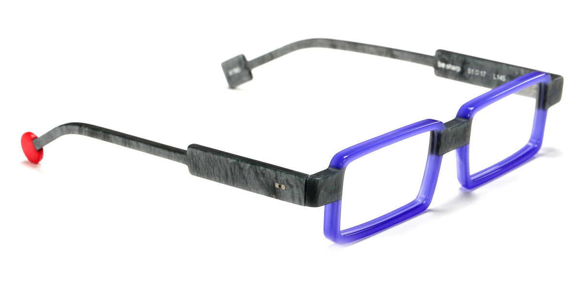 Sabine Be® Be Sharp SB Be Sharp 785 51 - Violet Opal Brillant / Gris Souris Marbré Mat Eyeglasses