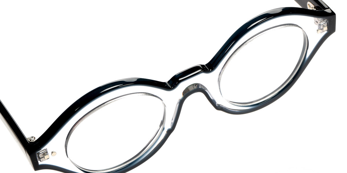 Sabine Be® Be Smile Line SB Be Smile Line 226 46 - Shiny Crystal / Shiny Midnight Blue Eyeglasses