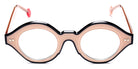 Sabine Be® Be Smile Line SB Be Smile Line 530 46 - Shiny Translucent Nude / Shiny Midnight Blue Eyeglasses
