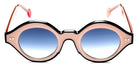 Sabine Be® Be Smile Line Sun SB Be Smile Line Sun 530 46 - Shiny Translucent Nude / Shiny Midnight Blue Sunglasses
