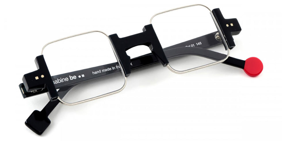 Sabine Be® Be Square - Shiny Midnight Blue / Polished Palladium Eyeglasses