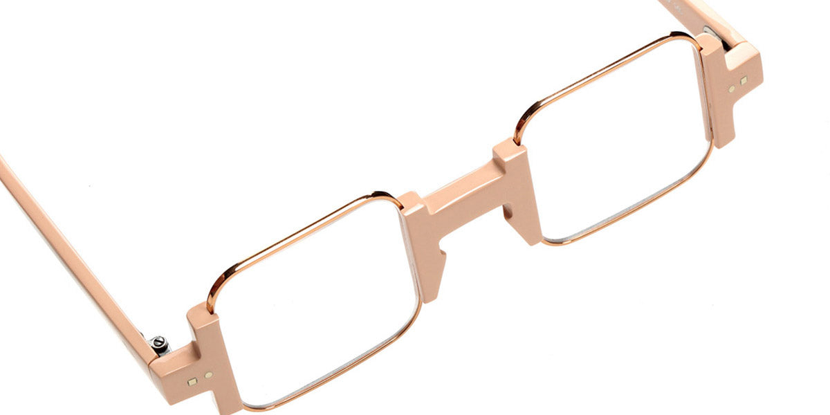Sabine Be® Be Square - Shiny Nude / Polished Rose Gold Eyeglasses