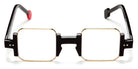 Sabine Be® Be Square - Shiny Dark Choco / Polished Pale Gold Eyeglasses