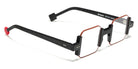 Sabine Be® Be Square SB Be Square 512 42 - Matt Marbled Slate Gray / Shiny Camel Eyeglasses