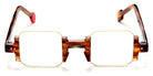 Sabine Be® Be Square - Shiny Blonde Veined Tortoise / Satin Ivory Eyeglasses