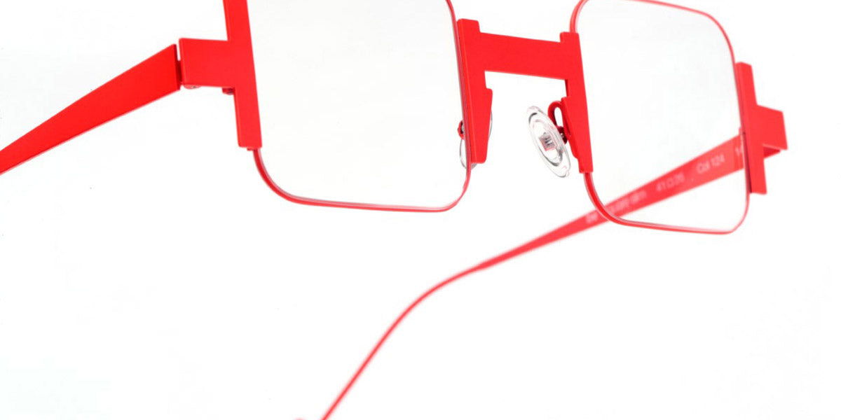 Sabine Be® Be Square Slim - Satin Neon Orange Eyeglasses