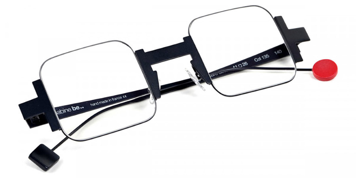 Sabine Be® Be Square Slim - Satin Navy Blue Eyeglasses