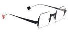 Sabine Be® Be Square Slim - Satin Navy Blue Eyeglasses