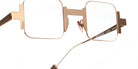 Sabine Be® Be Square Slim - Polished Rose Gold Eyeglasses