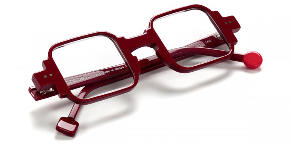 Sabine Be® Be Square Swell - Shiny Burgundy Eyeglasses