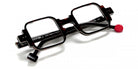 Sabine Be® Be Square Swell - Shiny Dark Tortoise / White / Shiny Dark Tortoise Eyeglasses