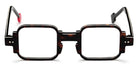 Sabine Be® Be Square Swell - Shiny Dark Tortoise / White / Shiny Dark Tortoise Eyeglasses