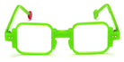 Sabine Be® Be Square Swell - Shiny Neon Green Eyeglasses