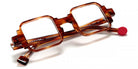 Sabine Be® Be Square Swell - Shiny Blonde Veined Tortoise Eyeglasses