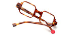Sabine Be® Be Square Swell - Shiny Blonde Veined Tortoise Eyeglasses
