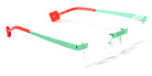 Sabine Be® Be String Pierced SB Be String Pierced 125 56 - Satin Turquoise Eyeglasses