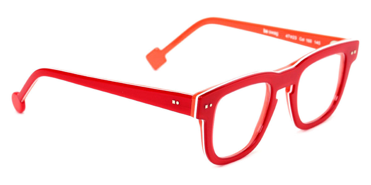 Sabine Be® Be Swag - Shiny Translucent Red / White / Shiny Orange Eyeglasses