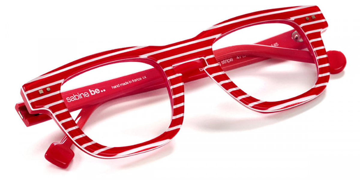 Sabine Be® Be Swag Stripe - Shiny Red Fat Stripes Eyeglasses