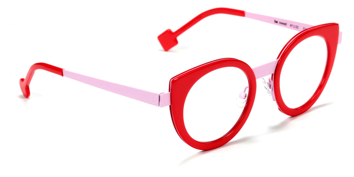 Sabine Be® Be Sweet SB Be Sweet 24 47 - Shiny Red / Satin Baby Pink Eyeglasses