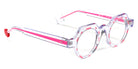 Sabine Be® Be Ten SB Be Ten 643 44 - Shiny Crystal / Neon Pink Eyeglasses