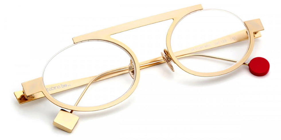 Sabine Be® Be Trust Slim - Polished Pale Gold Eyeglasses