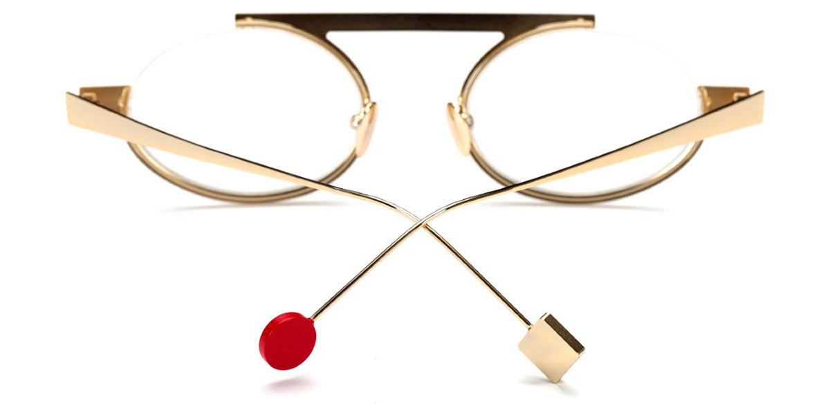 Sabine Be® Be Trust Slim - Polished Pale Gold Eyeglasses